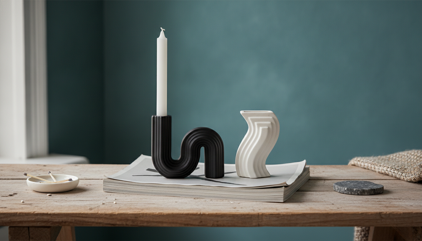 Modern Euro Ceramic Candle Holder Styling & Care Guide