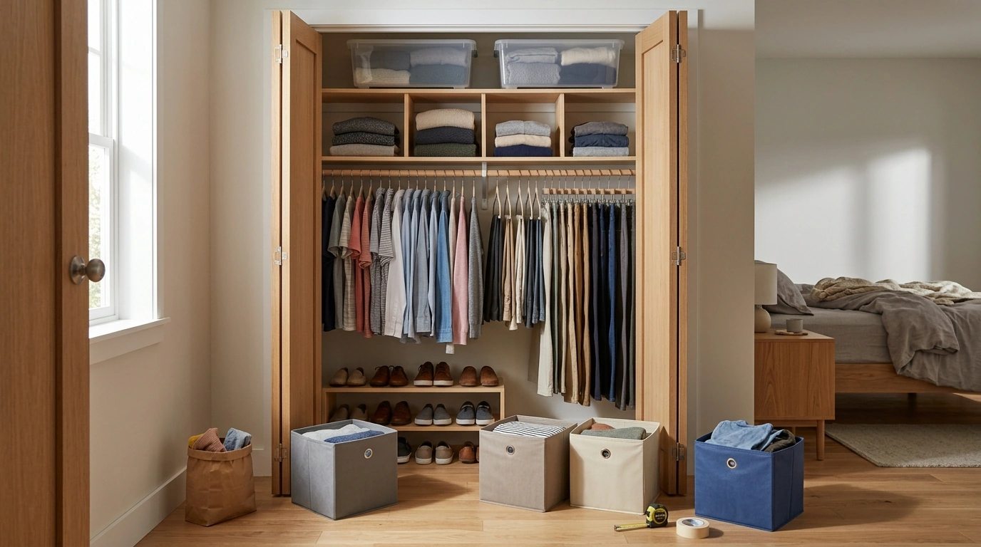 Small Closet Organization: Declutter, Zone, Store Smart
