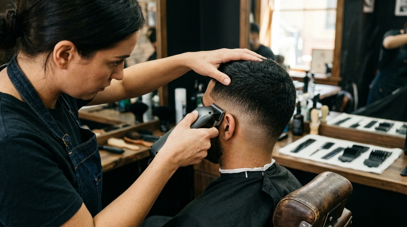 Cordless Pro Hair Clipper: High-Speed Motor, Sharp Fades