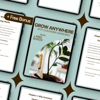 Container Gardening eBook: Indoor & Balcony Growing Made Easy