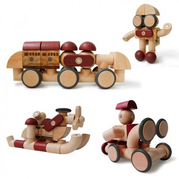 42PCS Magnetic Wooden Blocks for Kids: Play Ideas