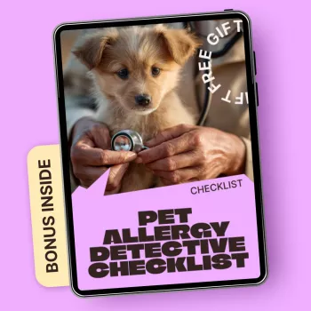 Pet Food Allergy Tracker for Dogs & Cats: Vet-Ready Log